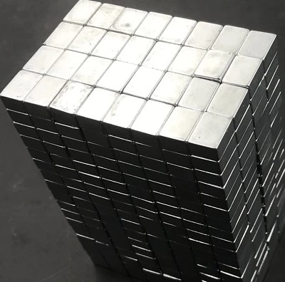 KUAHOME 25 50 100 1/2"×3/8"×1/4" Neodymium Block Magnets N50 Super Strong Rare Earth