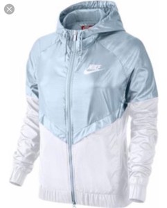 blue nike windbreaker womens