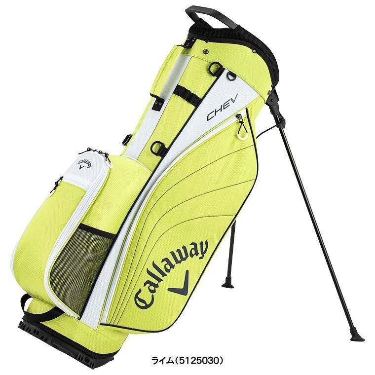 Callaway Golf Chev Carry Stand Bag 25JM 9 x 47in Lightweight 2025 Model Lime - Image 2 of 4
