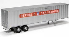 Rapido HO Scale ~ Fruehauf 40' Van Trailer ~ Republic Carloading #S 4037 ~403032