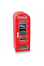Retro Coca Cola Vending Fridge 10 Can Machine Mini Soda Refrigerator Coke Cooler