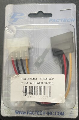 6inch PP-SATA-PW 4pin/ Molex to SATA Power Cable/PLU#5975464