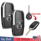 2 Remote Flip Key Fob Case 4B For Toyota Corolla Camry 2013 2012 2011 2010 2009