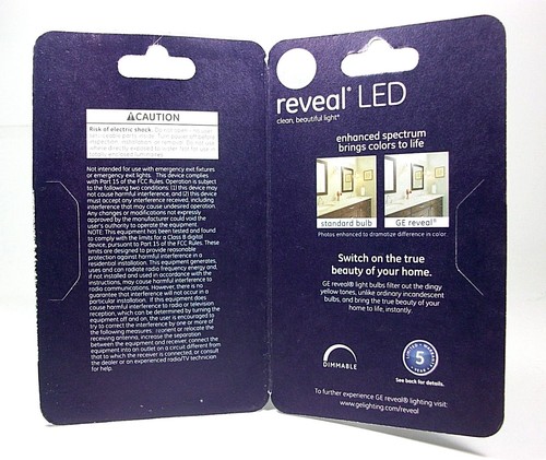 GE Lighting reveal LED 3.5-Watt (35-watt replacement) 120VAC GU10 Dimmable - Picture 3 of 4