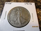 1919 WALKING LIBERTY SILVER HALF DOLLAR FINE    NN