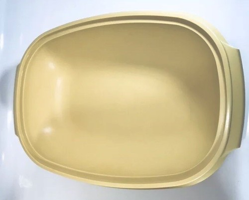 Vtg Tupperware Gold Harvest Microwave Steamer Vegetable Excellent Condition CR - Picture 5 of 8