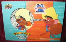 2021 UPPER DECK SPACE JAM NEW LEGACY CHARACTER PATCH #LTCP-SG SPEEDY GONZALES