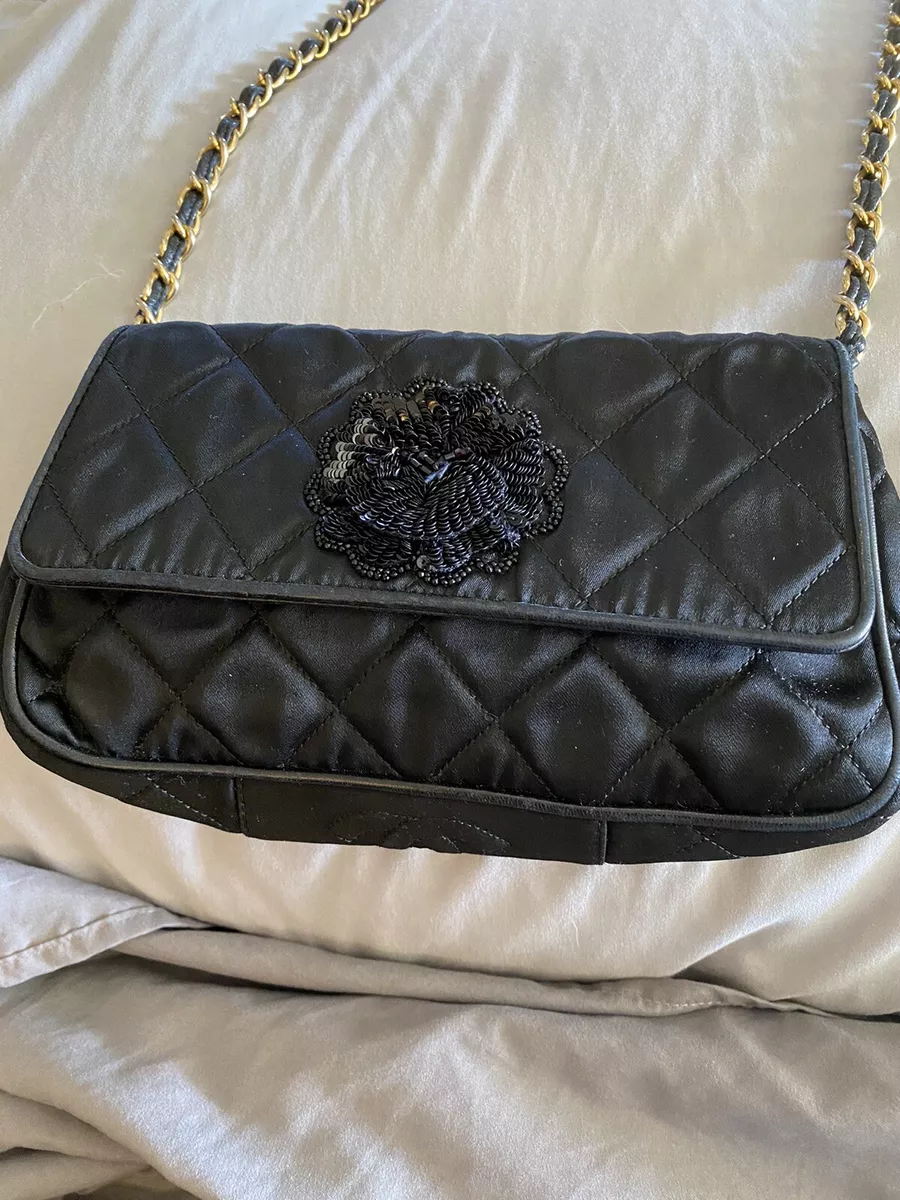 CHANEL+Flap+Rectangle+Shoulder+Bag+Mini+Black+Leather for sale online