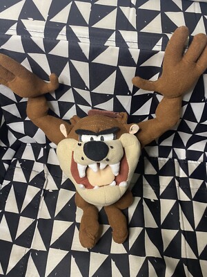 Tweety Bird and Taz Tasmanian Devil Plush-Looney Tunes - Lot Of 2