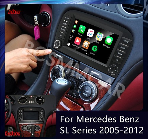Android 13 Touch Screen 4+32G Fit For Mercedes Benz R230 SL600 SL65 2005-2012 - Picture 17 of 22