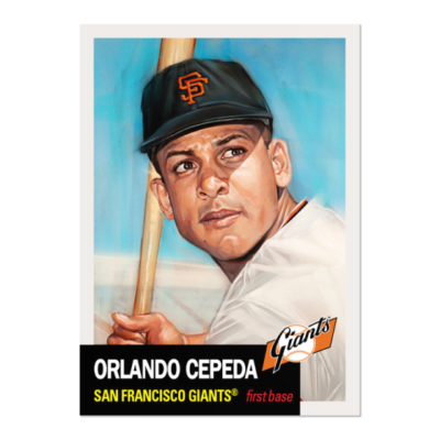 Topps MLB Living Set 587 ORLANDO CEPEDA SF GIANTS PRESALE | eBay