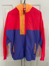 VINTAGE 90's WOMEN'S NIKE CROSS TRAINING WINDBREAKER VIBRANT MULTI-COLOR SIZE M
