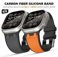 AP Mod Silicone iWatch Band Sport Strap For Apple Watch Series 9 8 7 45mm