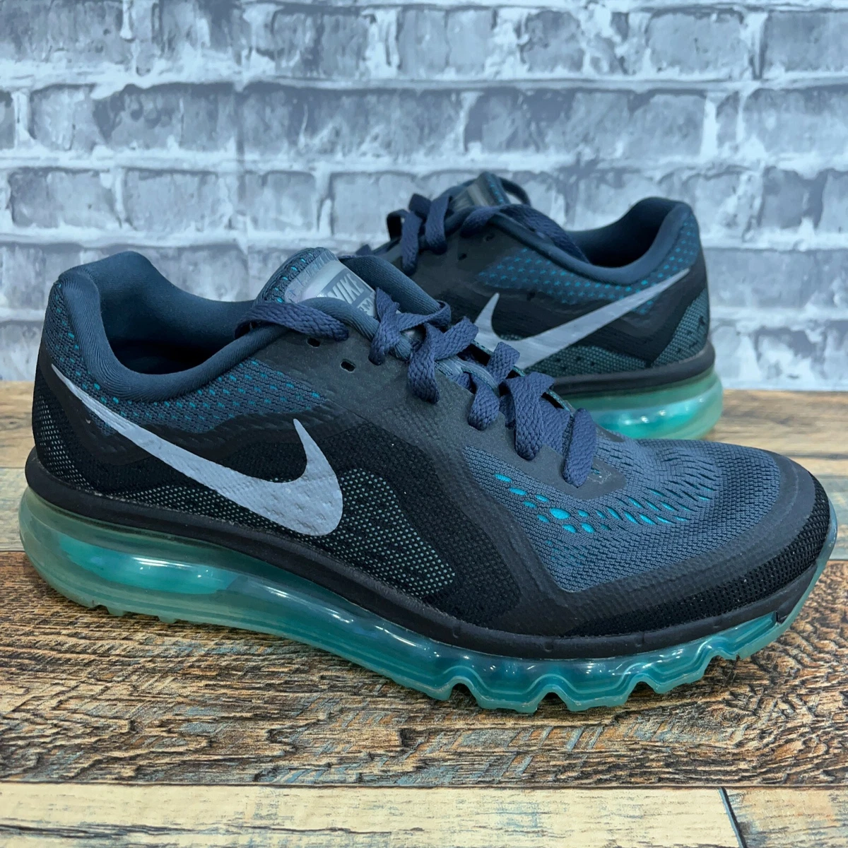 Nike Air Max 2014 Dark Magnet Grey Turquoise 621078 009 Womens