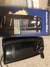 Proctor Silex Electric Power Can Opener - Black With Knife Sharpener