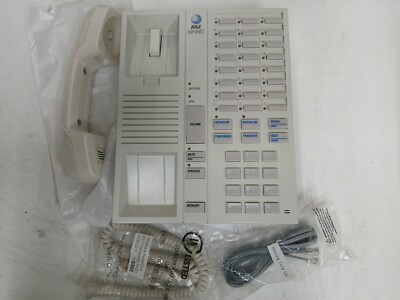 Avaya AT&T Lucent Spirit 24 Button Telephone White Cream New Housings