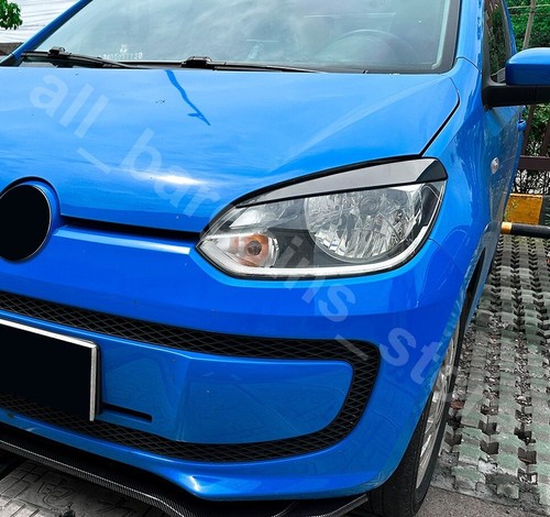 Fits VOLKSWAGEN VW Up! 2011-2015 Headlight Eyebrows GLOSS BLACK - 第 3/7 張圖片