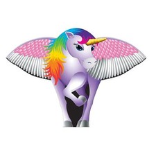 X-Kites, Deluxe Fiberglass Frame Durable Nylon Kite, 58" Wingspan Unicorn 