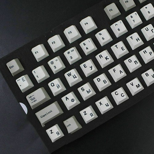 Waterproof Russian Transparent Stickers For PC Laptop Su SH Table Keyboard I5A1 - Picture 6 of 12
