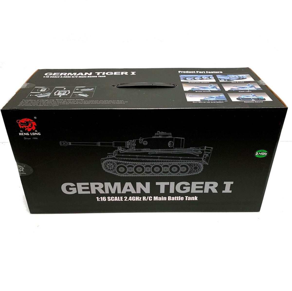 Heng Langes Radio Fernbedienung RC Tank PRO Deutscher Tiger