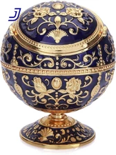 Windproof Ashtray With Lid Metal Portable Cigarettes Ashtray For Outdoors Indoor