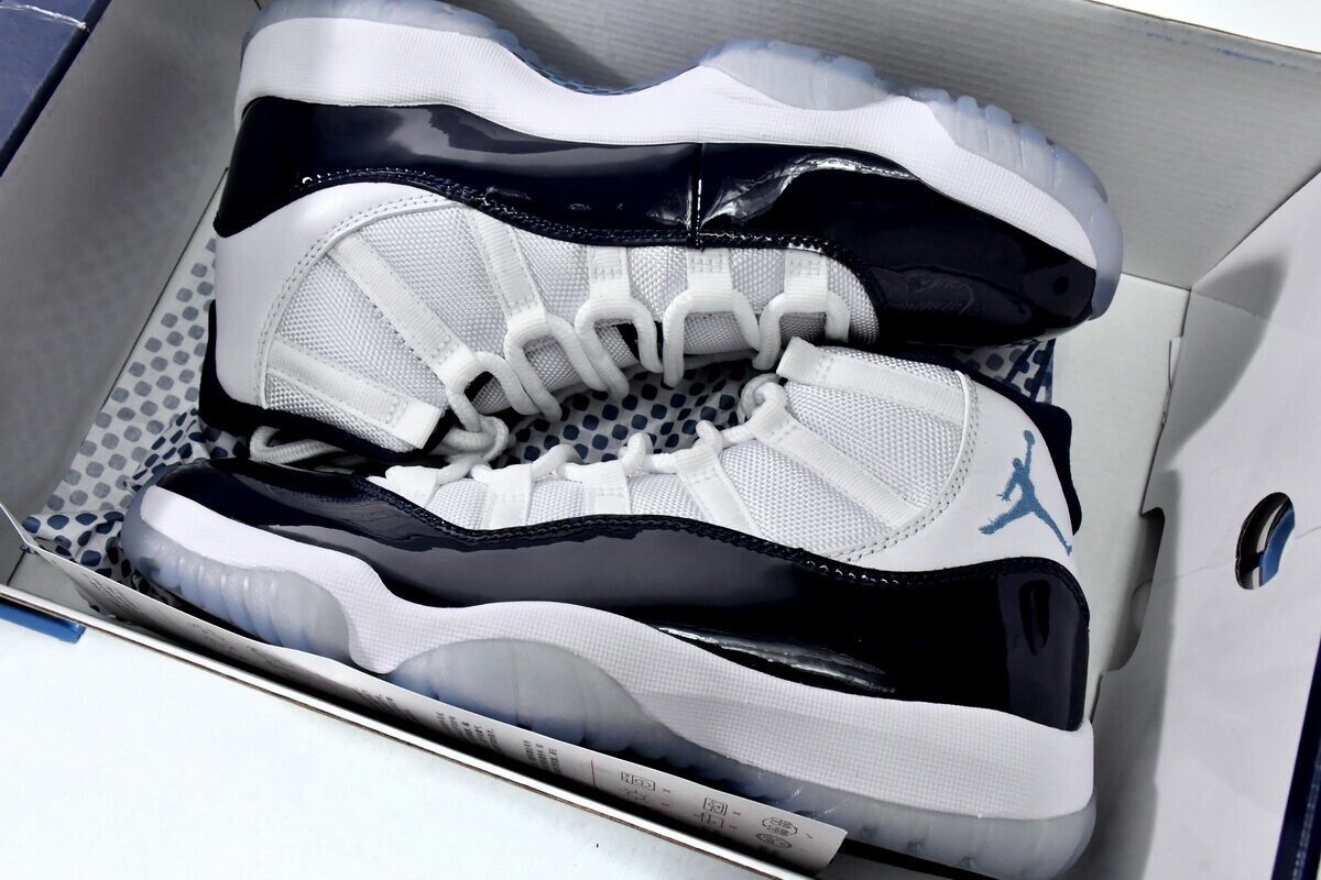 Air Jordan 11 ホワイト/ブラック Nike Air Jordan 11 Retro Playoff White Black Edge High Top