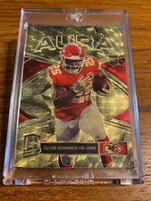 2020 Panini Spectra Clyde Edwards-Helaire GOLD Vinyl Rookie AURA # 1/1 !!!