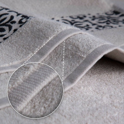 Bath Towel Sets | 100% Zero Twist Cotton | 550 GSM | Extra Soft and Absorbent - Picture 7 of 48