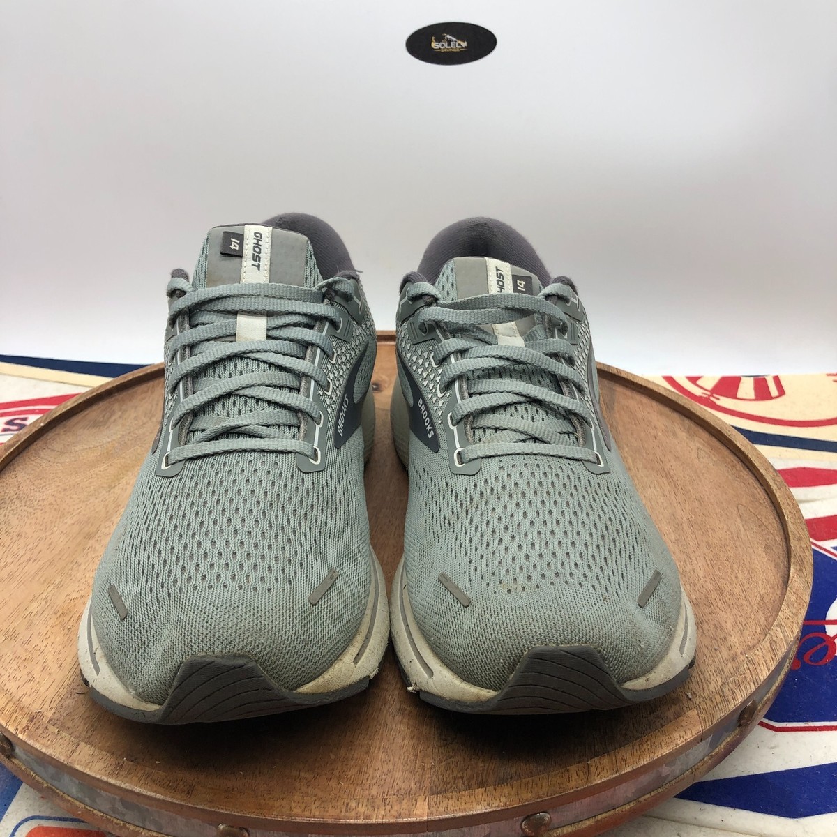 Brooks Sneakers Mens 11.5 D Ghost 14 1103691D067 Gray Running Athletic Gym Shoes Brooks Mens Ghost 14 1103691D067 Gray Running Walking Shoes  main image 2