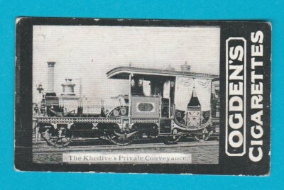 EISENBAHNLOKOMOTIVEN - DER PRIVATE ZUG DES KHEDIVE - OGDENS TABS - SERIE C - 1902