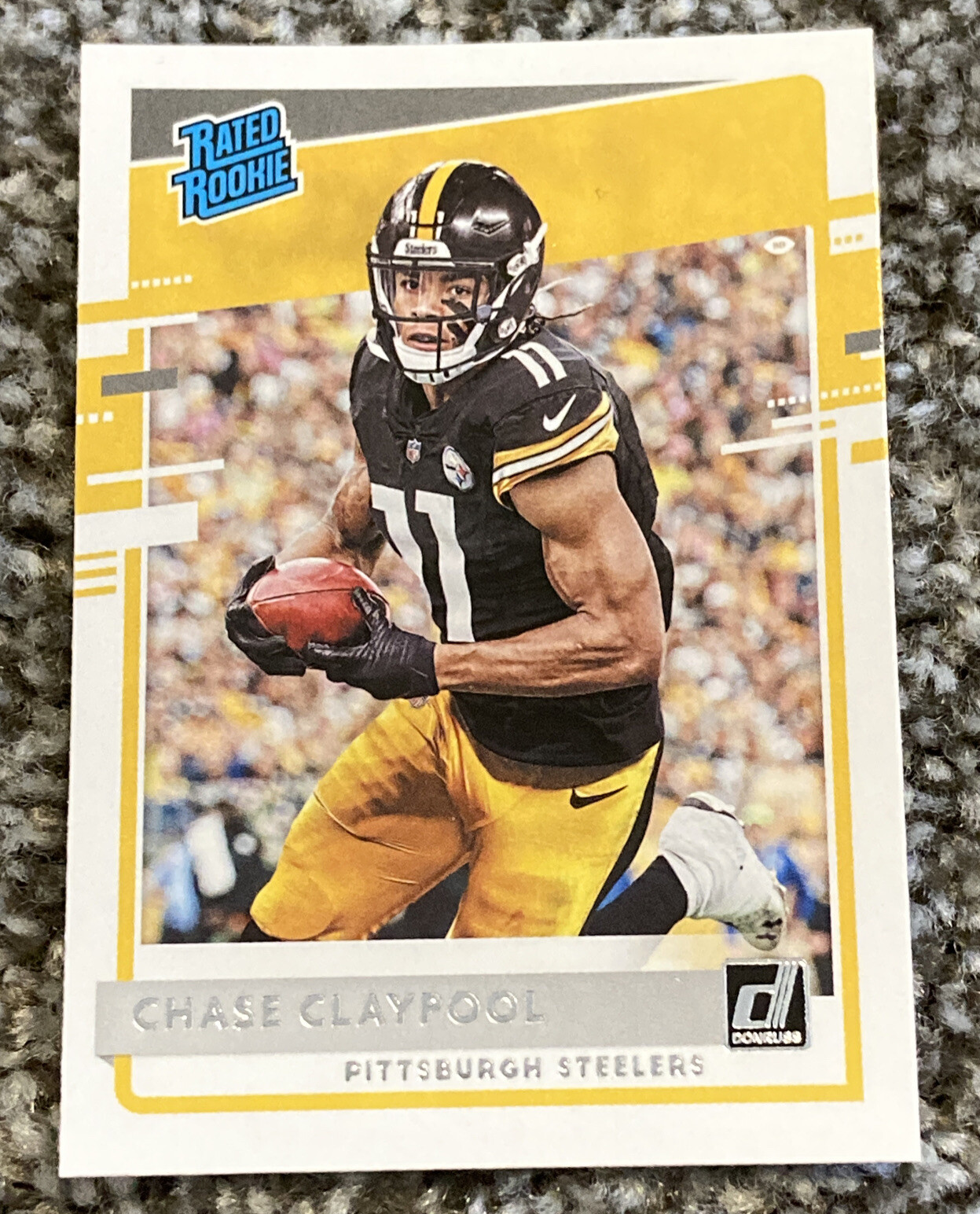 2020 Donruss Rated Rookie Chase Claypool #327 RC Pittsburgh Steelers