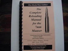 7mm Mauser 7X57 The Complete Reloading Manual Load Books  Latest Version