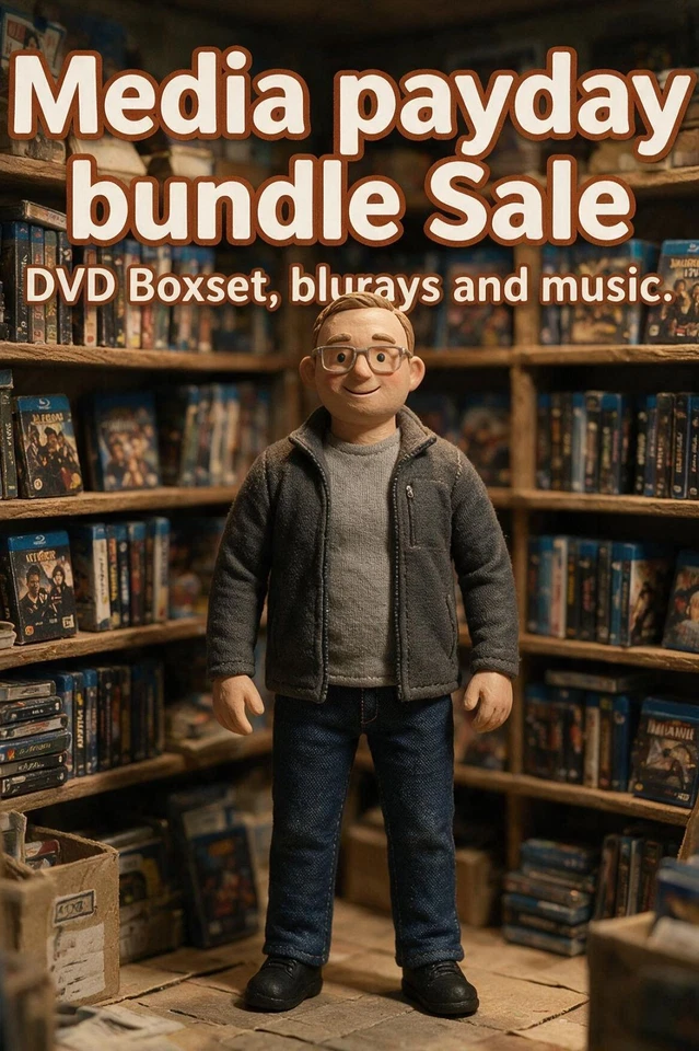 Media payday bundle Sale DVD Boxset, blurays, music and more.