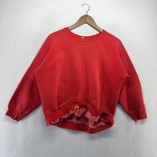 Vintage 70s Russell Athletic Sweatshirt Men's XL Fits Smaller 22.5x24 Blank Crew