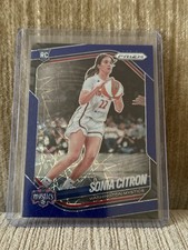 2025 Panini Prizm WNBA #122 Sonia Citron Blue Velocity Rookie RC Mystics