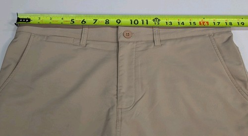 Johnnie-O Mulligan Performance Shorts Men's 34 Coyote Tan Golf Outdoor Preppy 9" - Picture 9 of 10