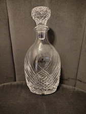 Vintage Courvoisier Cognac Cut Crystal Decanter with Stopper 