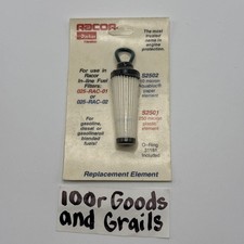 Vintage Racor S2502 10 Micron Aquabloc Fuel Filter Element 025-rac-0102 Vintage Racor S2502 10 Micron Aquabloc Fuel Filter Element 025-rac-0102