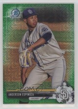 2017 Bowman Chrome Prospects Mega Box Green Refractor 8/99 Anderson Espinoza 0pl