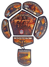 2026 Greater Tampa Bay Area Council & Lodge # 89 7 piece Patch Set Jamboree MINT