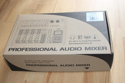 E-Lektron Professional Audio Mixer BT MP3 Player Recorder WMA APE FLAC MP3 LiveM
