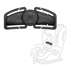 Child Safety Car Seat Buckle Lock Guard Harness Clip Lock Black Style A