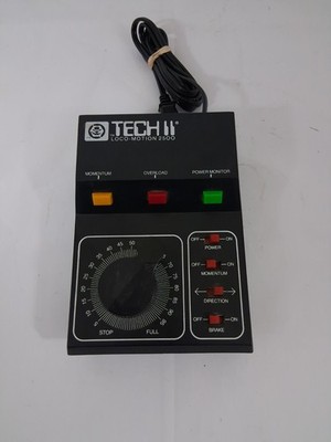 MRC Tech II Loco-motion 2500 Power Pack Train Controller Momentum Brake
