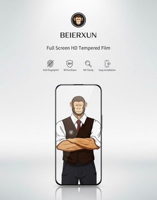 Beierxun Tempered glass für iPhone 17 Pro Max   9H Schutzfolie, Full Screen HD, 