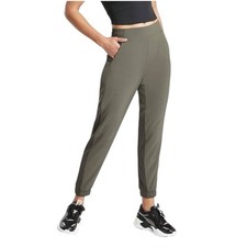 Athleta Textured Brooklyn Jogger Mountain Olive Green Size 6