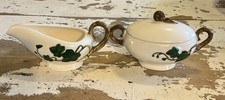 Vintage Poppytrail by Metlox California Ivy Sugar Bowl And Creamer Set