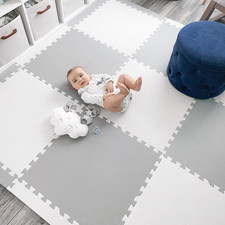 Extra Large Baby Play Mat Tiles Thick Foam Non-Toxic Floor Puzzle Mat Interlocki