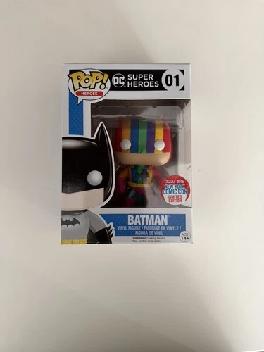 Funko Pop! DC Heroes #01 New York Comic Con (NYCC) 2016 Limited Rainbow Batman