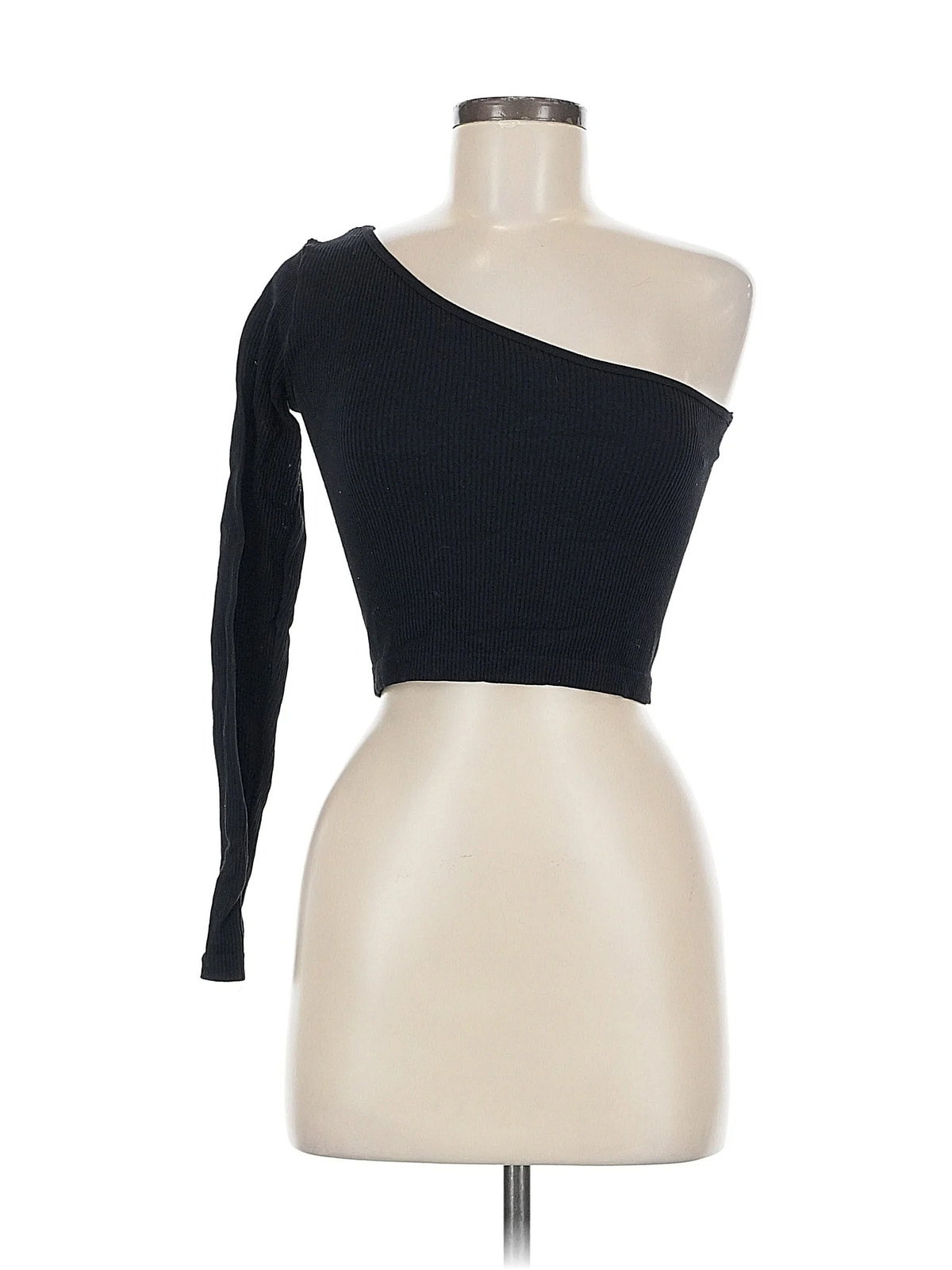 Zara Women Black Long Sleeve Top M