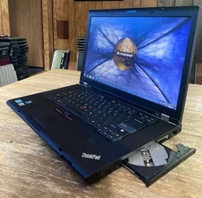 15.6" Lenovo T500-T530 Laptop Windows 7 Pro 64 Bit Intel i5 2ghz 4gb 250gb DVD